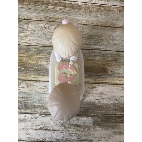 Precious Moments #525928 Let’s Put the Pieces Together 1997 Signed by Sam B - Picture 6 of 9